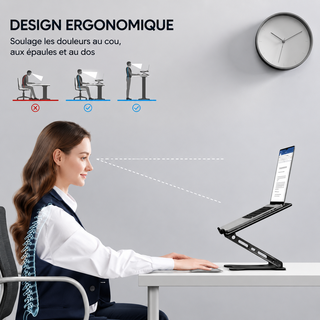 Support Ordinateur Portable Réglable