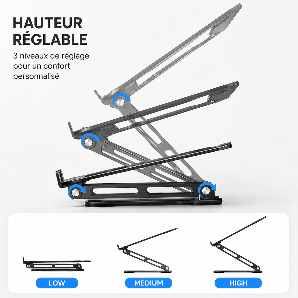 Support Ordinateur Portable Réglable